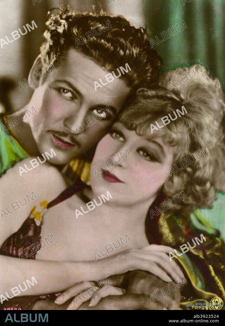 Charles Farrell (1901-1990) and Greta Nissen (1906-1988), 20th century. Farrell was an American actor who is perhaps best known for his on-screen romance wih Janet Gaynor, with whom he appeared in more than a dozen films including Seventh Heaven (1927), Street Angel (1928) and Lucky Star (1929). Nissen was a Norwegian-born American film and stage actress.