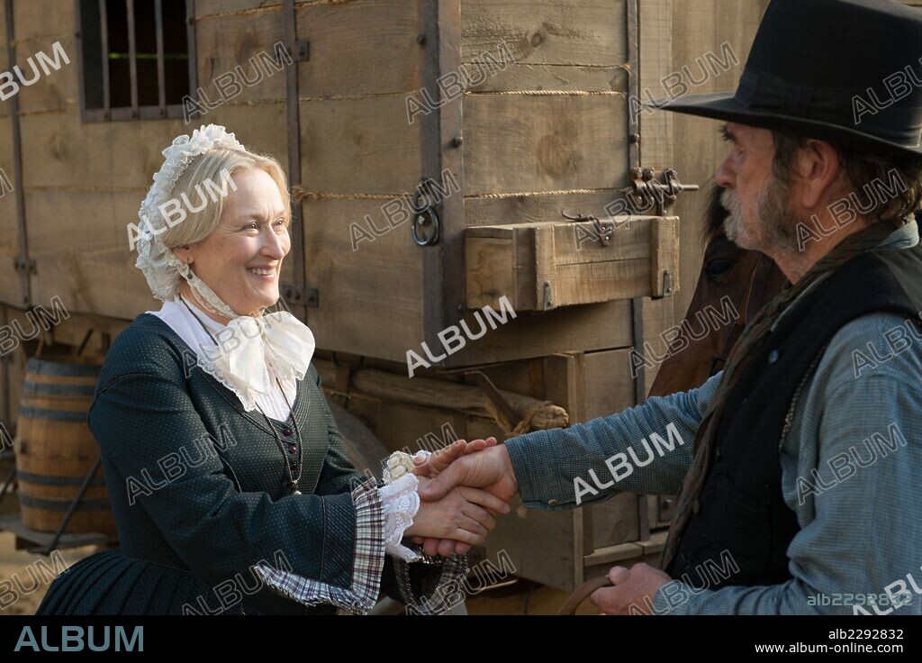 MERYL STREEP und TOMMY LEE JONES in THE HOMESMAN, 2014, unter der Regie von TOMMY LEE JONES. Copyright EUROPA CORP.