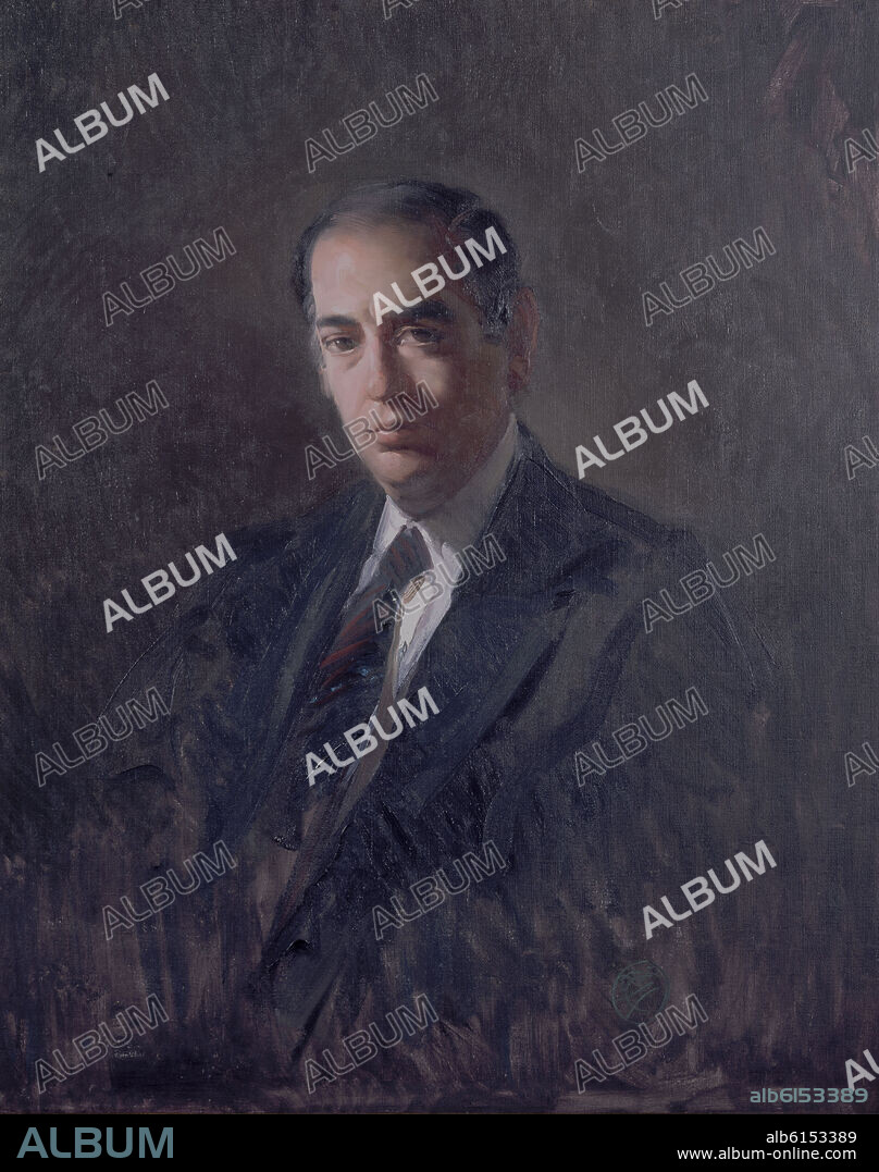 JOAQUIM TORRENTS LLADÓ. ANTONIO FONTAN PEREZ (1923-2010) - VIGESIMO NOVENO PRESIDENTE DEL SENADO - L 1,00x0,82 - SIGLO XX - Nº INVENTARIO 71.