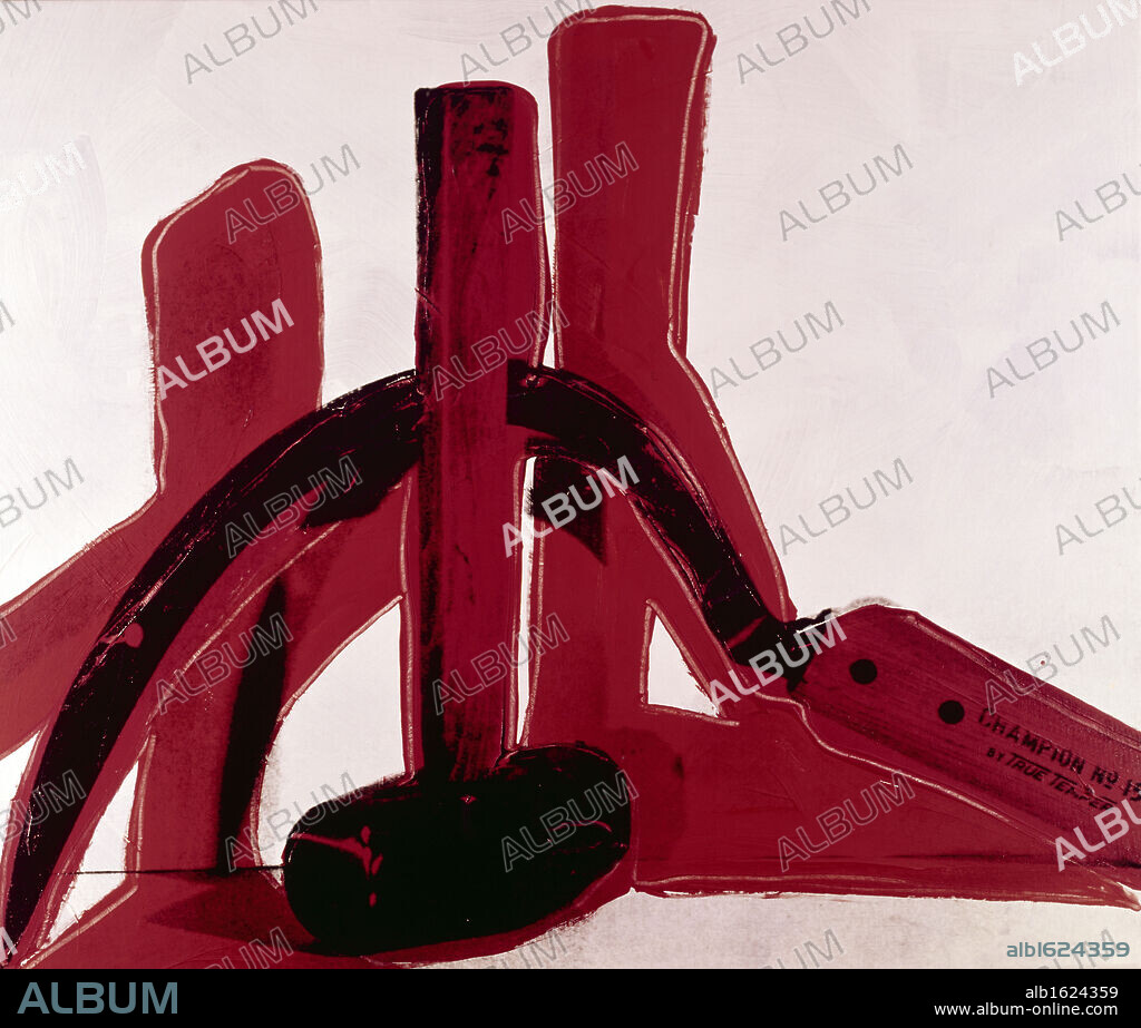 Hammer and Sickle by Andy Warhol, (1928-1987).