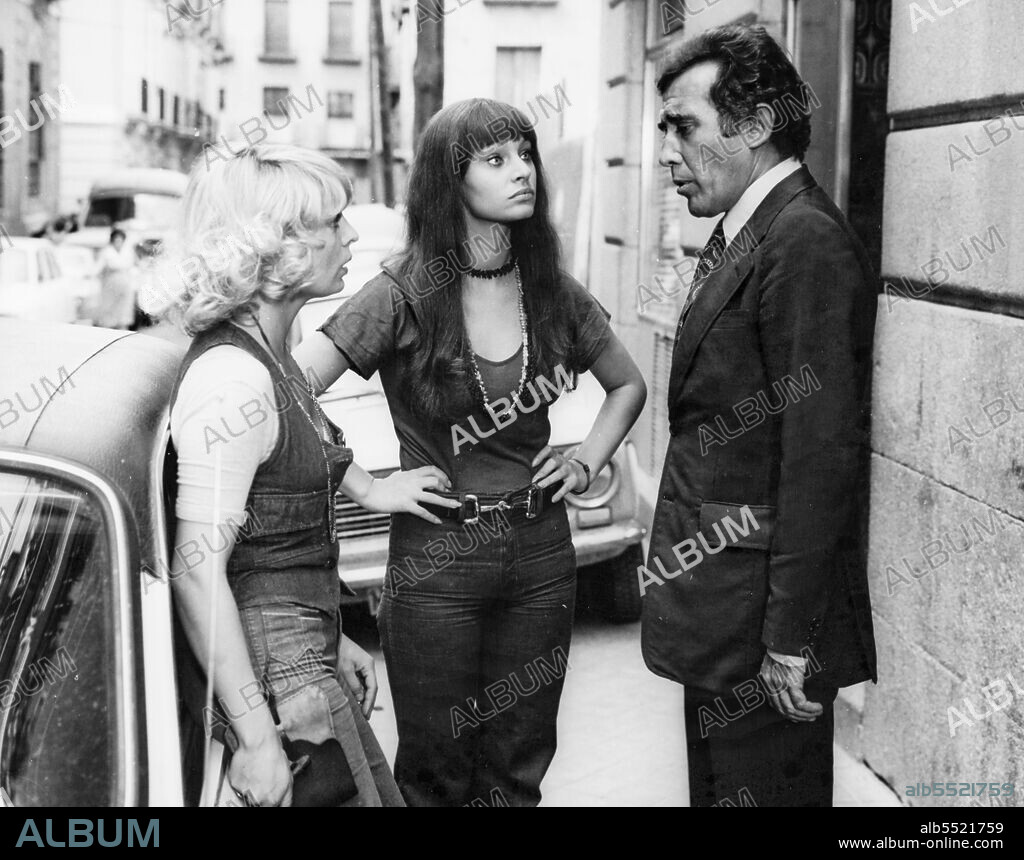 FERNANDO GUILLEN, JOSELE ROMAN and NADIUSKA in CHELY, 1977, directed by RAMON FERNANDEZ.