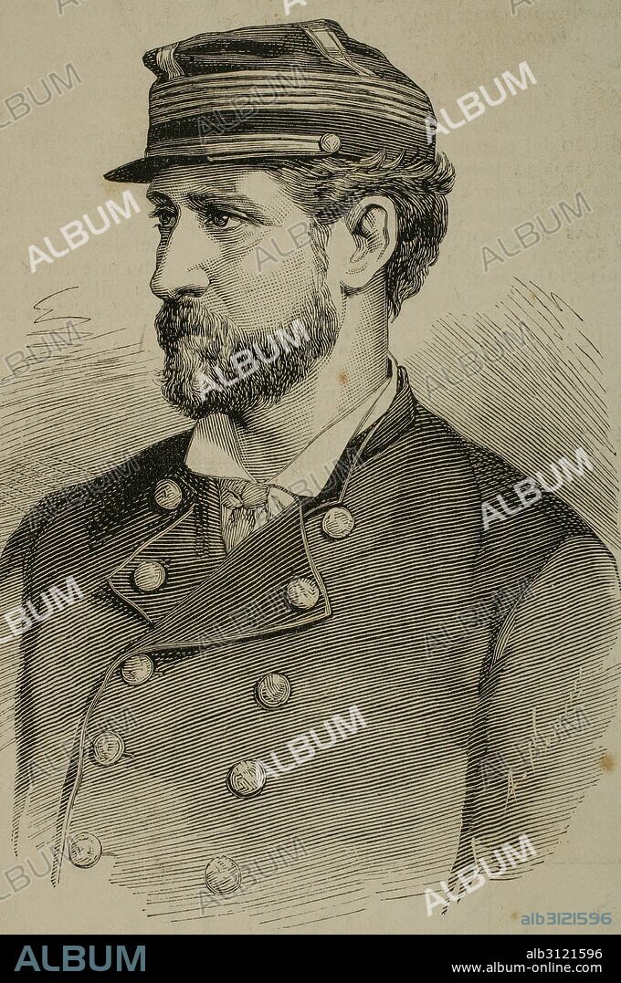 Jose Francisco Vergara Echevers (1833-1889). Chilean politician, founder of Vina del Mar. Engraving in The Spanish and American Illustration, 1880.