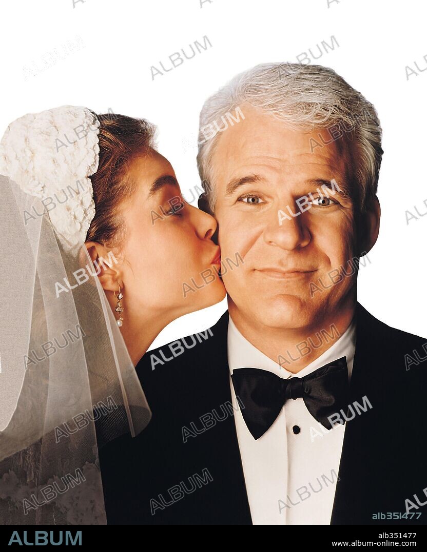 KIMBERLY WILLIAMS y STEVE MARTIN en EL PADRE DE LA NOVIA, 1991 (FATHER OF THE BRIDE), dirigida por CHARLES SHYER. Copyright TOUCHSTONE PICTURES.
