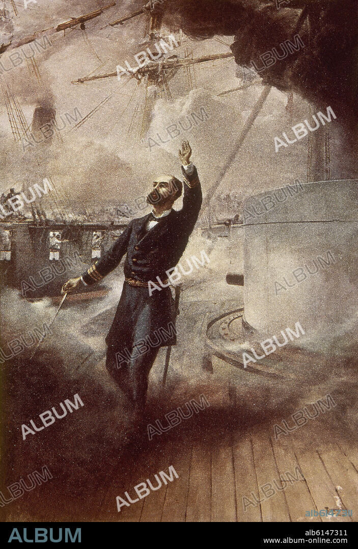BATALLA DE IQUIQUE EL 21 DE MAYO DE 1879 - GUERRA DEL PACIFICO - ARTURO PRAT CHACON COMANDANTE DEL ESMERALDA MUERE EN EL COMBATE.