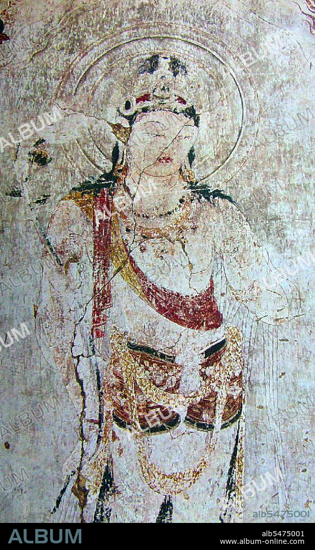 Horyu-ji (Temple of the Flourishing Law) is a Buddhist temple in Ikaruga, Nara Prefecture, Japan. Its full name is Horyu Gakumonji, or Learning Temple of the Flourishing Law, the complex serving both as a seminary and a monastery. In 1993, Horyu-ji was inscribed as a UNESCO World Heritage Site under the name Buddhist Monuments in the Horyu-ji Area. The Japanese government lists several of its structures, sculptures and artifacts as National Treasures. The kondo, or great hall of the temple, dating in part to the 7th century, is famous for its 7th century Buddhist murals. Unfortunately, on January 26, 1949, a fire in the kondo caused very severe damage to the murals, many of which were destroyed. The murals of the kondo comprise fifty walls; four larger walls, eight mid-sized walls and thirty-eight small wall areas inside the building. The original murals were removed after the fire incident in 1949 and are kept in storage. Twenty small wall paintings that escaped the fire remain in place, while reproductions have replaced the lost frescoes. The ancient Horyu-ji frescoes represent Pure Land Shaka, Amida, Miroku and Yakushi Nyorai Bhuddas. There are artistic links with similar murals in Dunhuang, China and Ajanta, India. Some authorities link the paintings to a Goguryeo monk named Tamjing who lived in 7th century Ikaruga, but this is disputed.