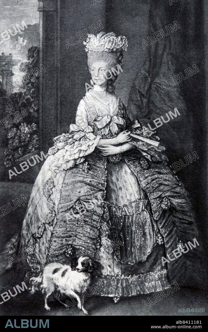 Charlotte of Mecklenburg-Strelitz (Sophia Charlotte; 19 May 1744 - 17 November 1818) was Queen of Great Britain and of Ireland as the wife of King George III from their marriage until the union of the two kingdoms in 1801, after which she was Queen of the United Kingdom of Great Britain and Ireland until her death in 1818.