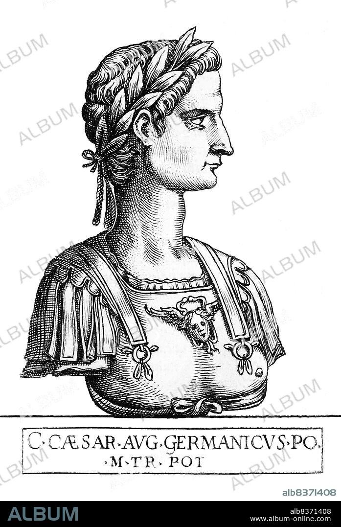Born Gaius Julius Caesar Germanicus, Caligula was the nephew and adopted son of Emperor Tiberius, making him part of the Julio-Claudian dynasty. He earned the nickname 'Caligula' (little solder's boot) while accompanying his father, Germanicus, during his campaigns in Germania.<br/><br/>. His mother, Agrippina the Elder, became entangled in a deadly feud with Emperor Tiberius that resulted in the destruction of her family and leaving Caligula the sole male survivor. After Tiberius' death in 37 CE, Caligula succeeded his grand uncle as emperor. Surviving sources of his reign are few and far between, but he is often described as initially being a noble and moderate ruler before descending into tyranny, cruelty, sadism, extravagance and sexual perversity.<br/><br/>. Caligula was eventually assassinated in 41 CE by a conspiracy of courtiers, senators and officers within his own Praetorian Guard, who murdered him and his family. Attempts by some of the conspirators to re-establish the Roman Republic were thwarted when the Praetorian Guard immediately decalared Caligula's uncle, Claudius, the new emperor.