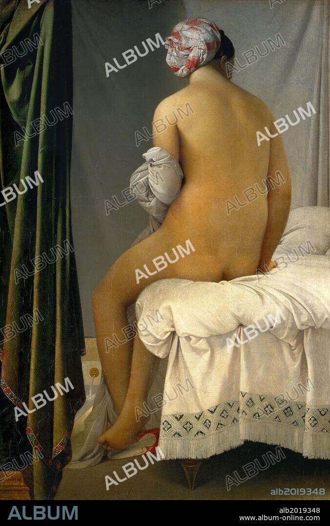 Jean Auguste Dominique Ingres / 'The Valpinçon Bather', 1806, Oil on canvas, 146 × 97,5 cm, RF 259.