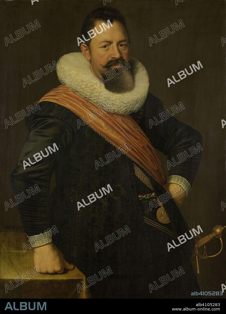 NICOLAES ELIASZ. PICKENOY et WERNER VAN DEN VALCKERT (REJECTED ATTRIBUTION). Portrait of Jochem Hendricksz. Swartenhont (1566-1627). Dating: 1627. Measurements: support: h 118.3 cm × w 90.4 cm; d 7.8 cm.