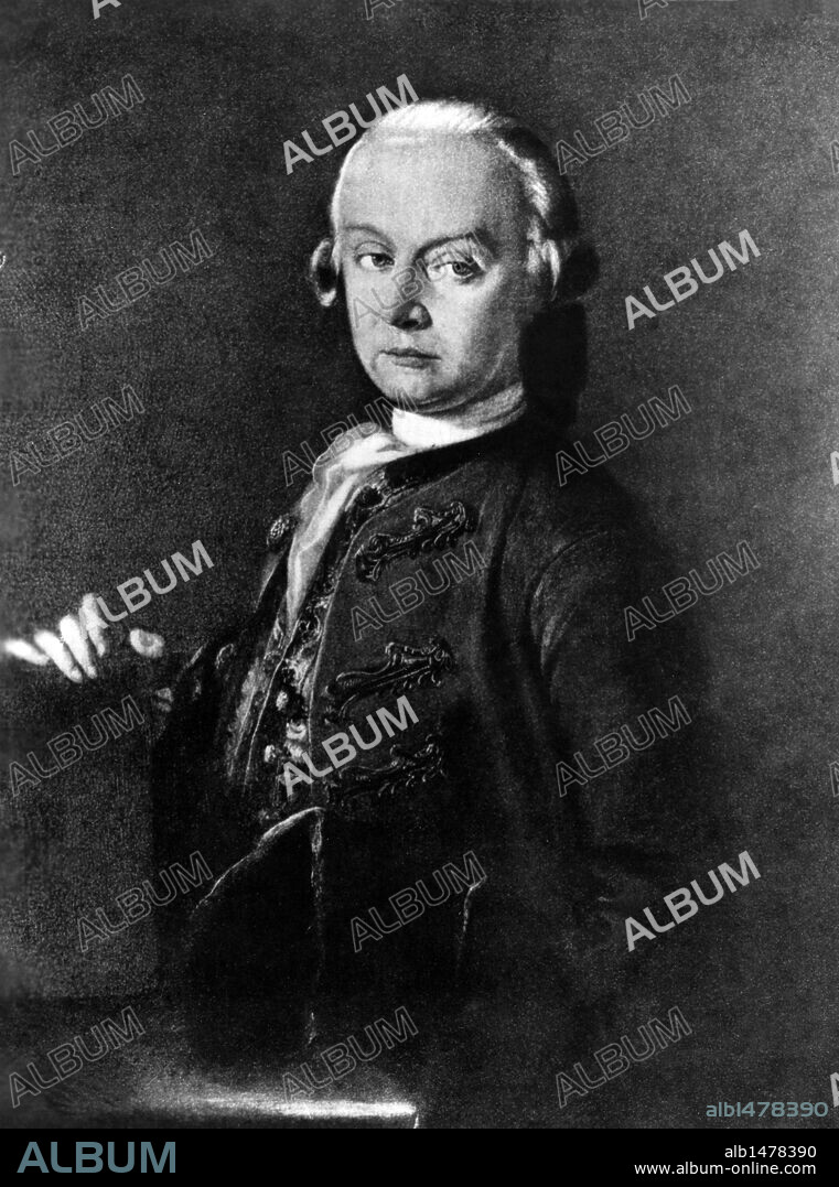 Johann Georg Leopold Mozart (Augsburg, 1719-Salzburg, 1787), padre de Johann Wolfgang Amadeus Mozart (Salzburg, 1756-Viena, 1791). Compositor de corte del arzobispo de Salzburg; abandonó su carrera musical para dedicarse a la educación y promoción de su hijo.