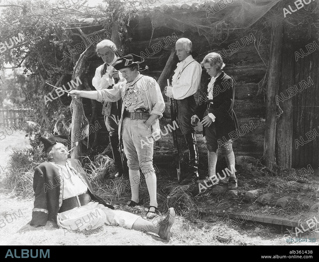 JACKIE COOPER, LEWIS STONE, OTTO KRUGER and WALLACE BEERY in TREASURE ISLAND, 1934, directed by VICTOR FLEMING. Copyright M.G.M.