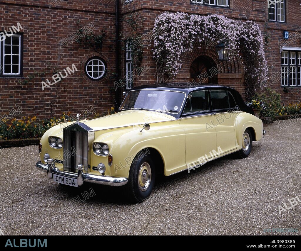 1963 Rolls Royce Phantom V. First launched in 1959, the Phantom V featured a new, aluminium 6230cc V8 engine. The Phantom was designed purely as a 'State' limousine, aimed at Royalty, Heads of State and the very rich. The car weighed almost 3 tons. Most of the Phantoms had Mulliner Park Ward coachwork and optional features included cocktail cabinets, television, and even early telephone systems. Most cars included an electric glass partition and fold out occasional seats. Production finished in 1968 when the model was replaced with the similar Phantom VI.