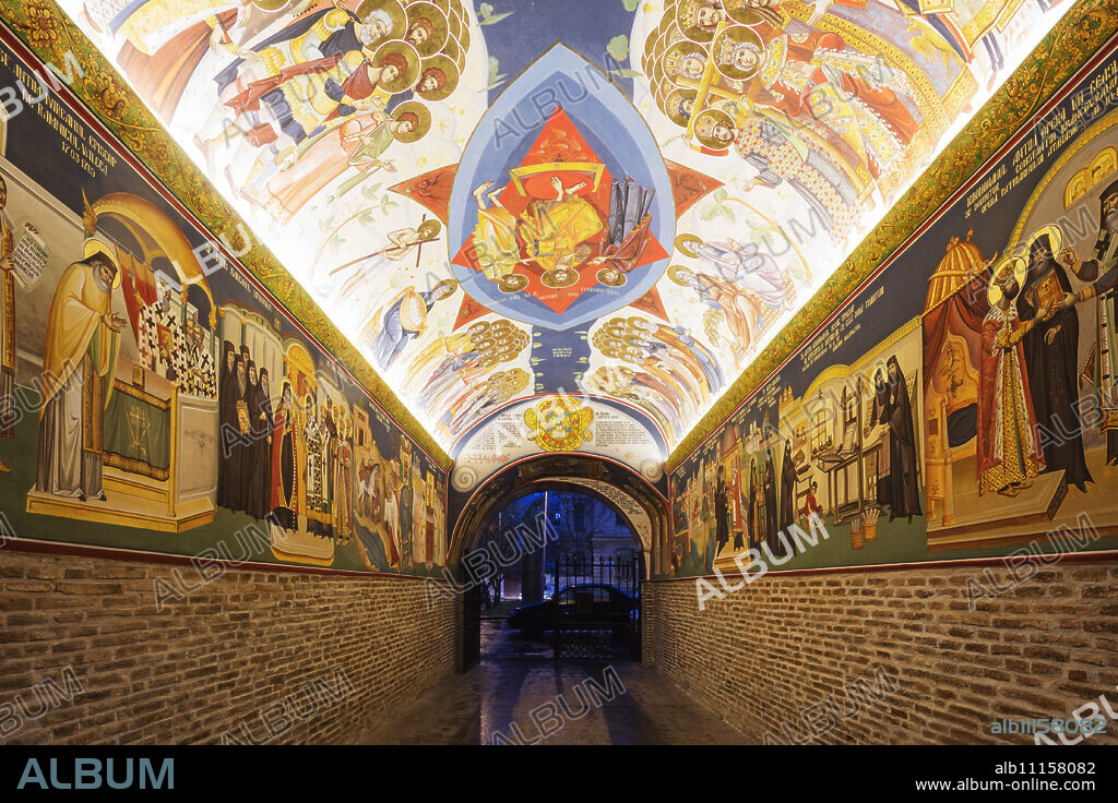 The Antim Monastery, built between 1713 and 1715 by Saint Antim Ivireanu, Bucharest, Romania, Europe.