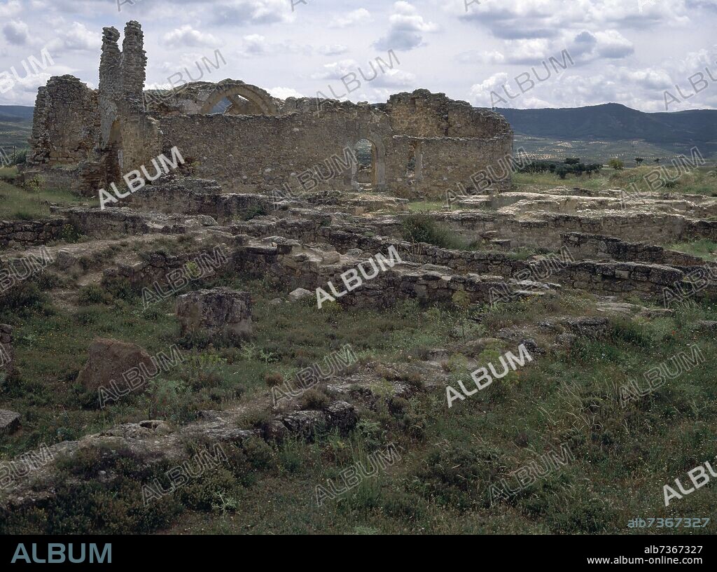 RUINAS DE RECOPOLIS - CIUDAD VISIGODA FUNDADA EN 578 POR LEOVIGILDO.