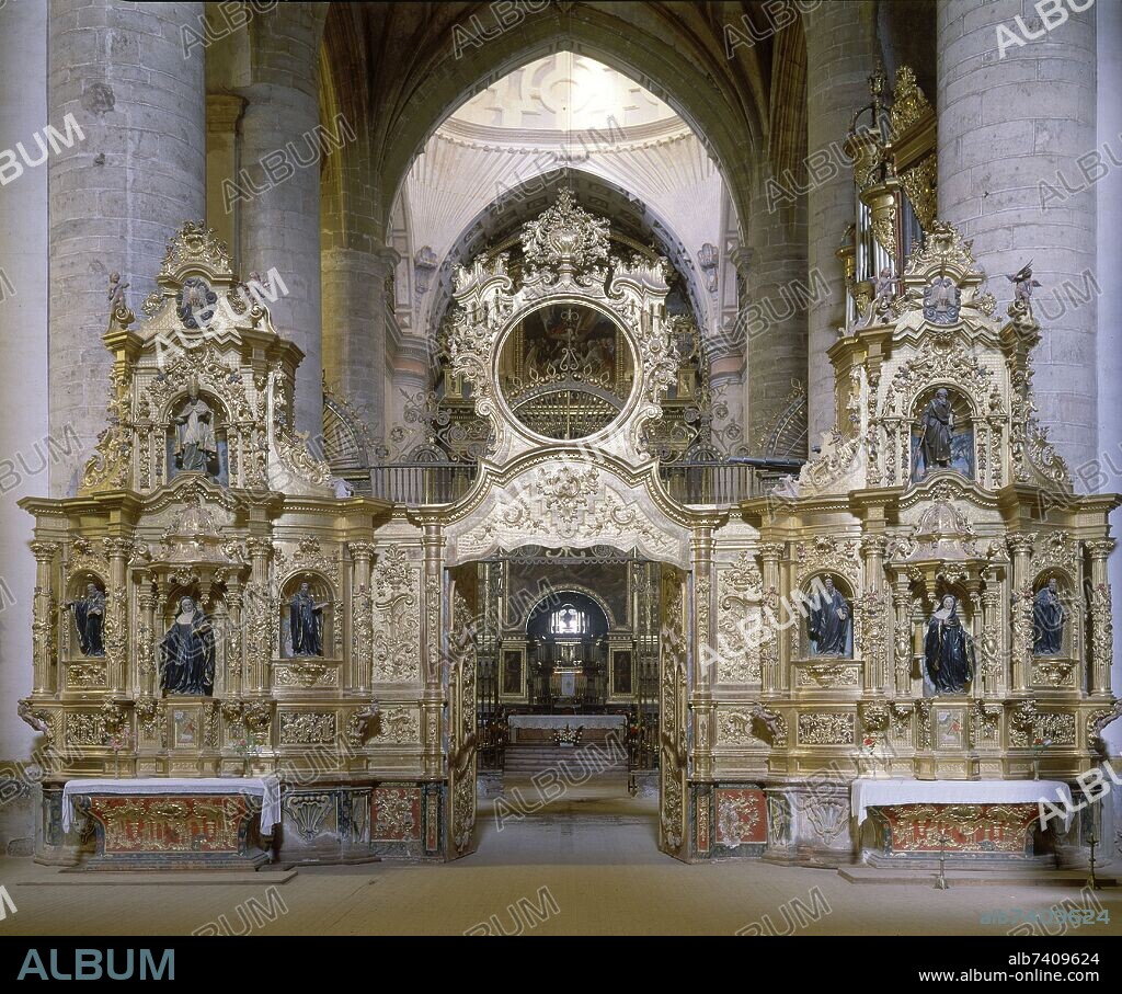 FRANCISCO BISOU (SXVIII). TRASCORO DE LA IGLESIA DEL MONASTERIO DE YUSO REALIZADO EN 1767 - ESTILO ROCOCO.