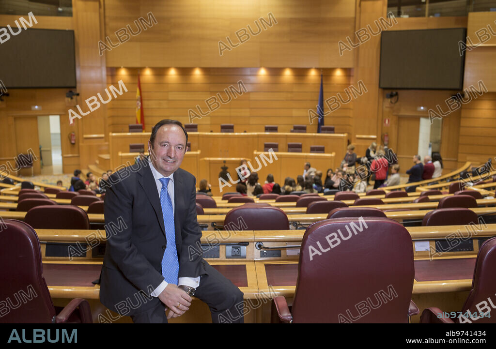 Madrid, 09/05/2016. Entrevista a Pedro Sanz, vicepresidente del Senado y expresidente de La Rioja. Foto: Ignacio Gil ARCHDC.