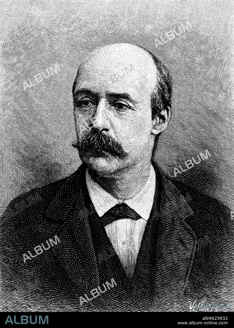 Alexandre Agassiz, Swiss-born American oceanographer, marine zoologist and mining engineer, 1883. Alexandre Emmanuel Rodolphe Agassiz (1835-1910) was the son of the zoologost and geologist Louis Agassiz.