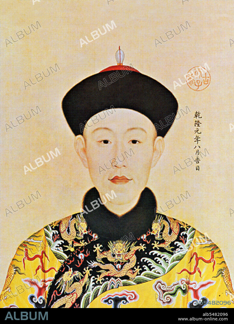The Qianlong Emperor (Chinese pinyin: Qianlong Di; Wade-Giles: Chien-lung Ti; Mongolian: Tengeriin Tetgesen Khaan, Manchu: Abkai Wehiyehe, Tibetan: lha skyong rgyal po, born Hongli (25 September 1711 - 7 February 1799) was the fifth emperor of the Manchu-led Qing Dynasty, and the fourth Qing emperor to rule over China proper. The fourth son of the Yongzheng Emperor, he reigned officially from 11 October 1736 to 7 February 1795. On 8 February (the first day of that lunar year), he abdicated in favor of his son, the Jiaqing Emperor - a filial act in order not to reign longer than his grandfather, the illustrious Kangxi Emperor. Despite his retirement, however, he retained ultimate power until his death in 1799. Although his early years saw the continuity of an era of prosperity in China, he held an unrelentingly conservative attitude. As a result, the Qing Dynasty's comparative decline began later in his reign.