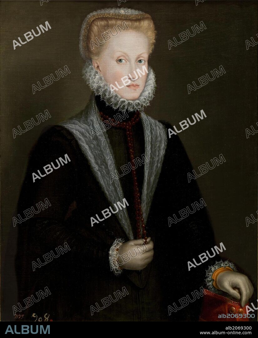 Sofonisba Anguissola / 'La reina Ana de Austria', 1573, Escuela Italiana, Óleo sobre Lienzo, 86 cm x 67,5 cm, P01284.