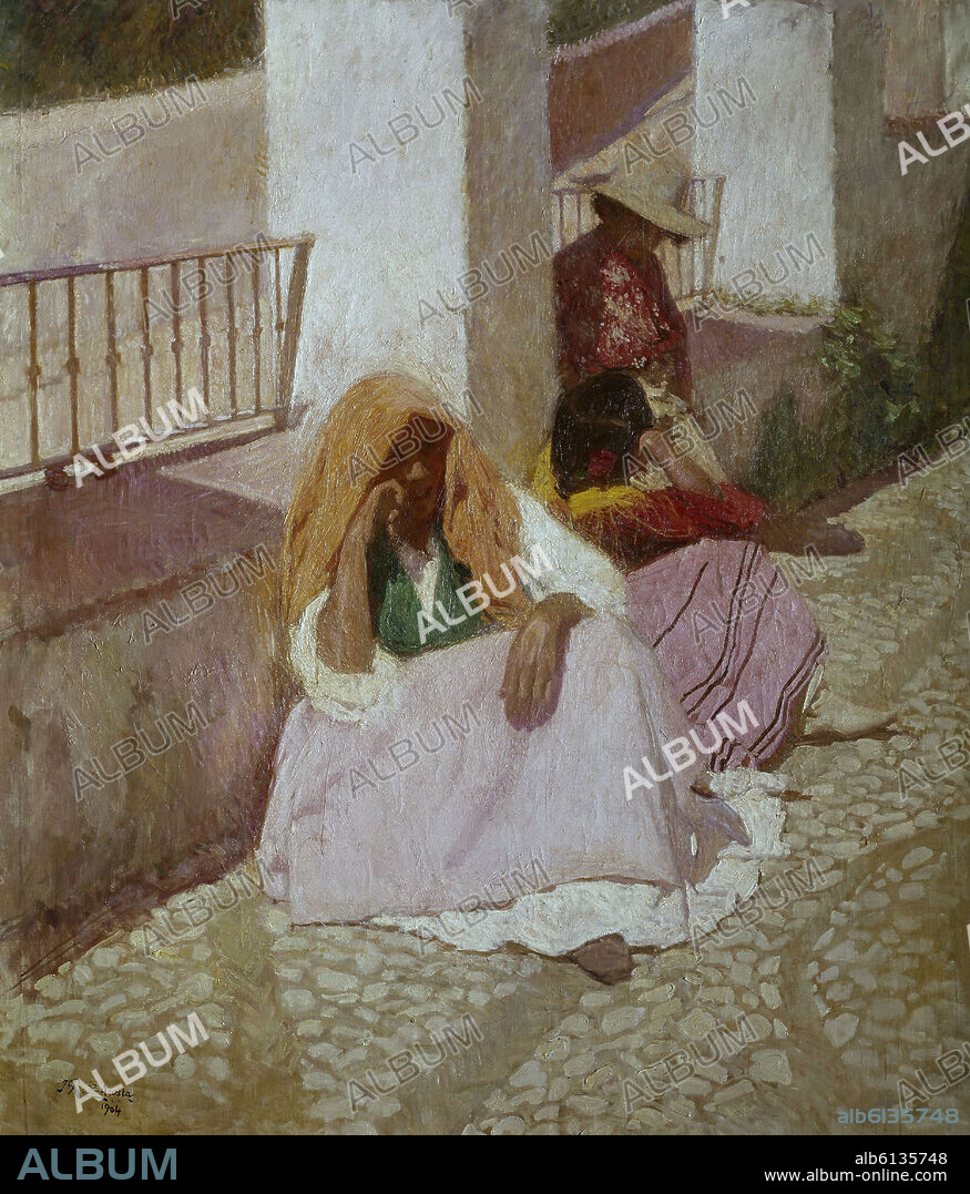JOSE MARIA RODRIGUEZ ACOSTA/ GYPSIES IN THE SUN (1904).