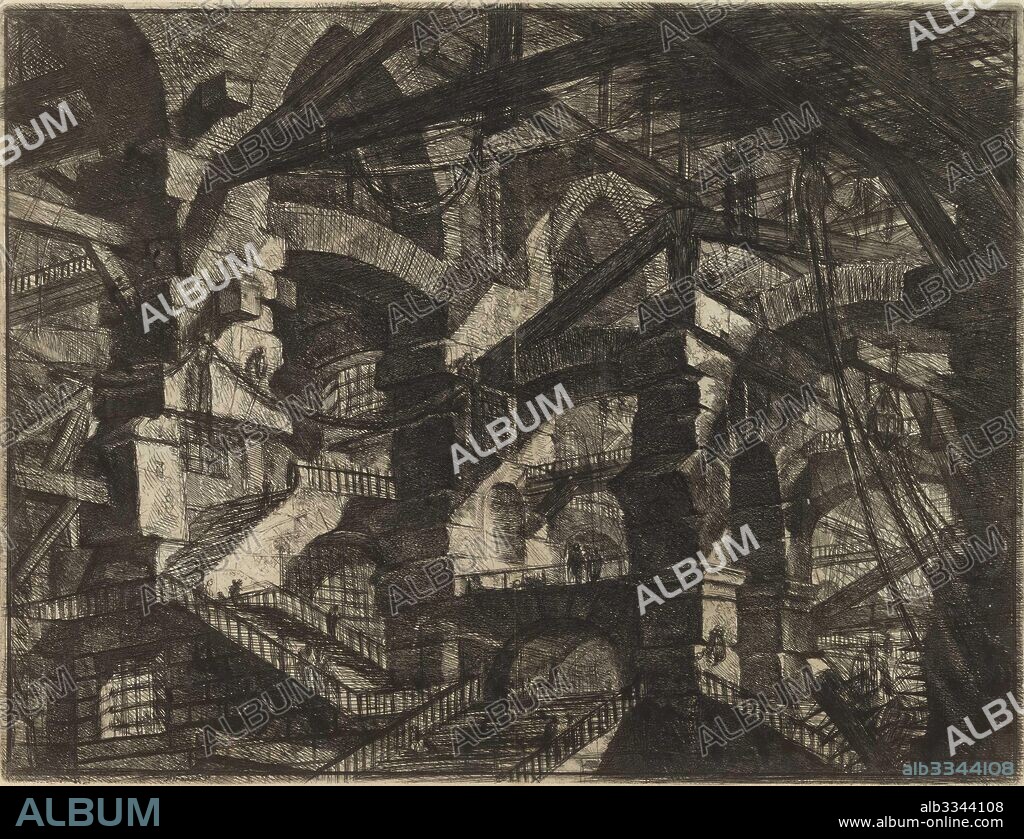 GIOVANNI BATTISTA PIRANESI. From the series The Imaginary Prisons (Le Carceri d'Invenzione).