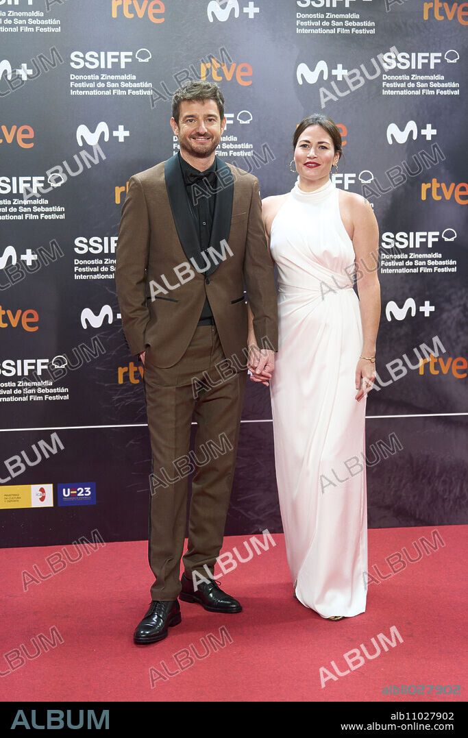Gorka Otxoa, Cristina Maisonnave attended Red Carpet Opening Ceremony during 71st San Sebastian International Film Festival at Kursaal Palace on September 22, 2023 in Donostia / San Sebastian, Spain.