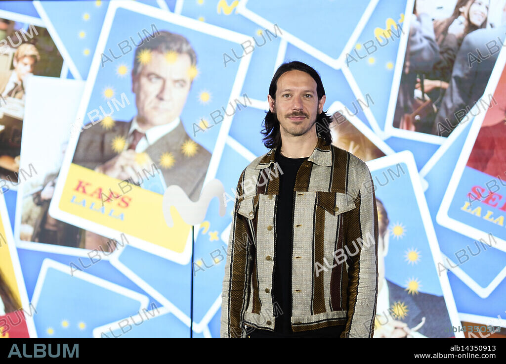 Marcel Borras attends 'La Cancion' Phocall at Espacio Movistar on May 6, 2025 in Madrid, Spain.