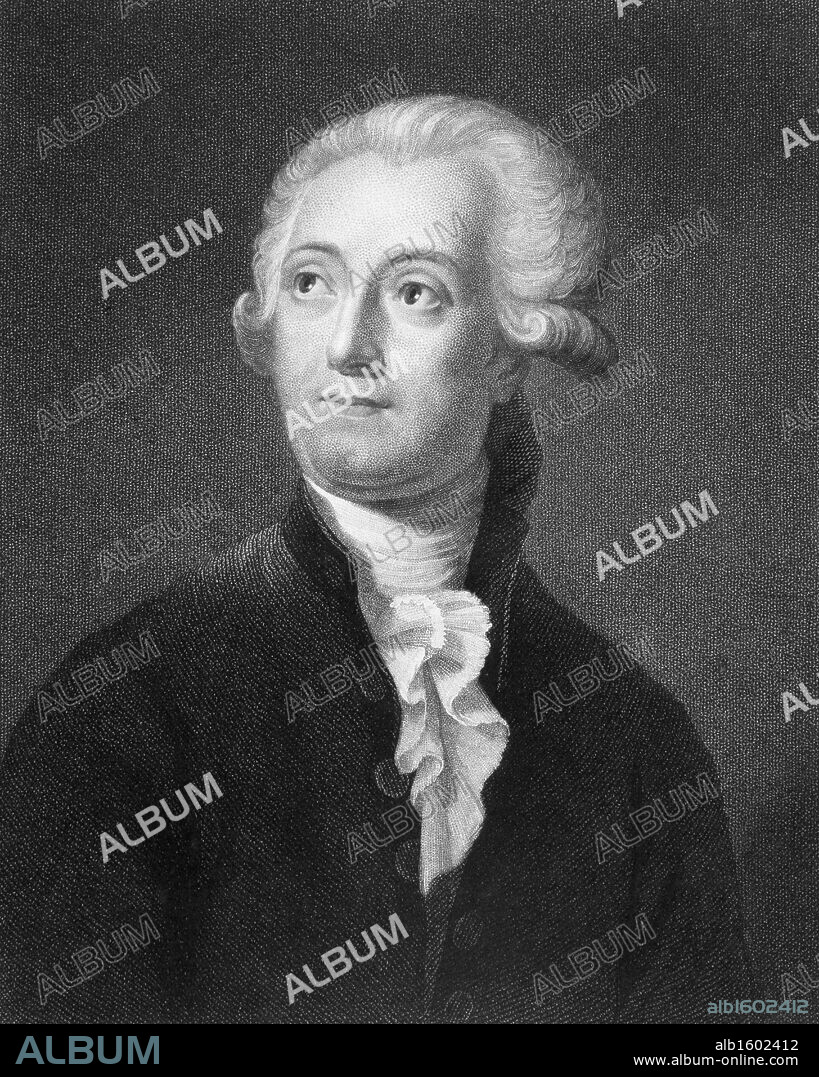 ARTIST UNKNOWN. Antoine Laurent Lavoisier (1743-1794)  Founder of Modern Chemistry   Stock Montage, Inc.