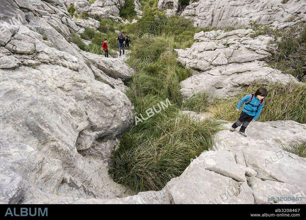 Torrente de Pareis desde Niu des Voltor, Sa Calobra, Escorca, spain, europe.