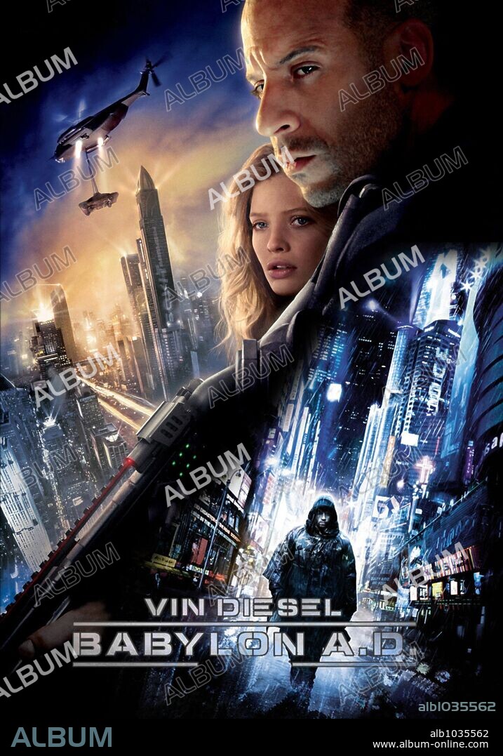 Plakat zu BABYLON A. D., 2008, unter der Regie von MATHIEU KASSOVITZ. Copyright TWENTIEHT CENTURY-FOX FILM CORP./NEW REGENCY PICT/CREATED BY.