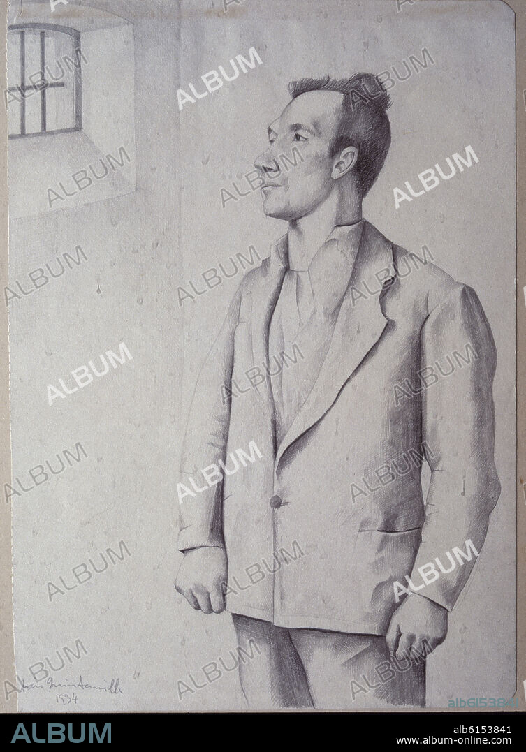 LUIS QUINTANILLA ISASI (1893-1978). DIBUJO-ANTONIO EL MINERO.