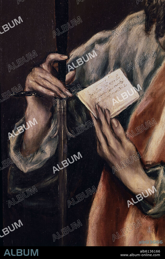 EL GRECO. SAN PABLO - DETALLE (CONJ 15596).
