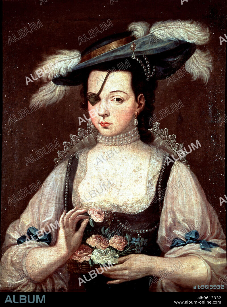 Ana Mendoza y de la Cerda called Princess of Eboli (1540-1591), oil painting, collection Duke of the Infantry.
