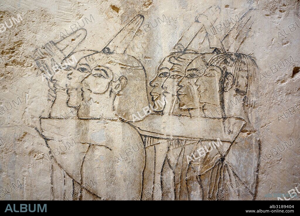 Egipto. Tumba 55. Tumba Ramose, situada en la región de las Tumbas de los Nobles, en Abd el-Qurna en la ribera occidental de Luxor.