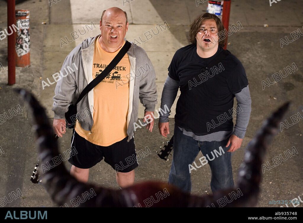 JACK BLACK and KYLE GASS in TENACIOUS D IN 'THE PICK OF DESTINY', 2006, directed by LIAM LYNCH. Copyright NEW LINE PRODUCTIONS / IOVINO, PETER.