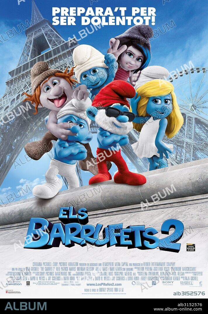 Poster of THE SMURFS 2, 2013, directed by RAJA GOSNELL. Copyright COLUMBIA PICTURES.