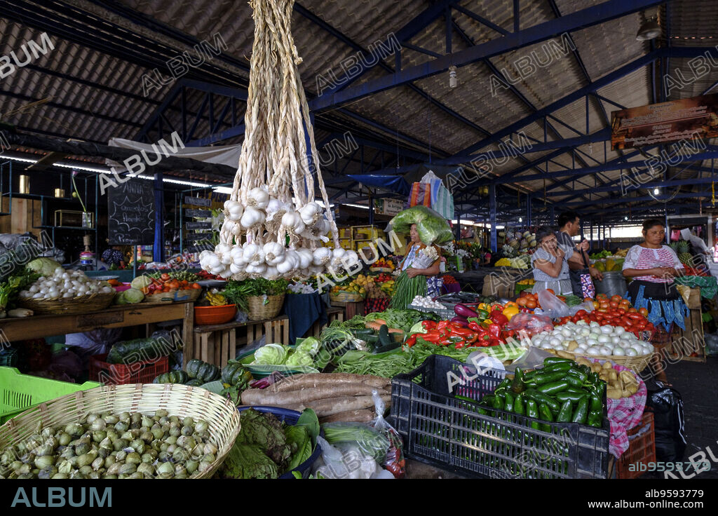 mercado central, Antigua Guatemala, departamento de Sacatepéquez, Guatemala, Central America.