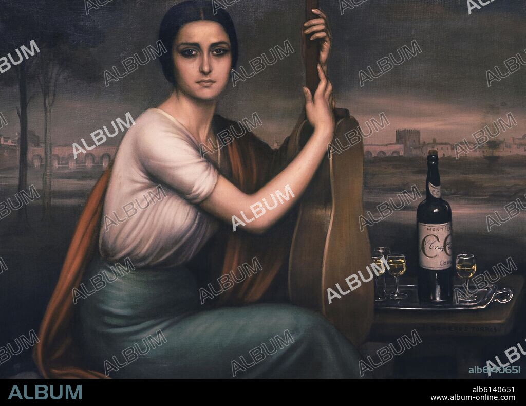 JULIO ROMERO DE TORRES. "CORDOBESA".