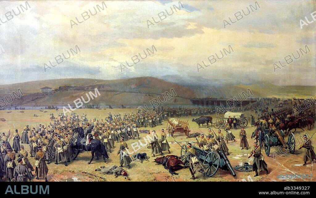 NIKOLAI DMITRIEVICH DMITRIEV-ORENBURGSKY. The last Battle of Pleven on November 28, 1877.