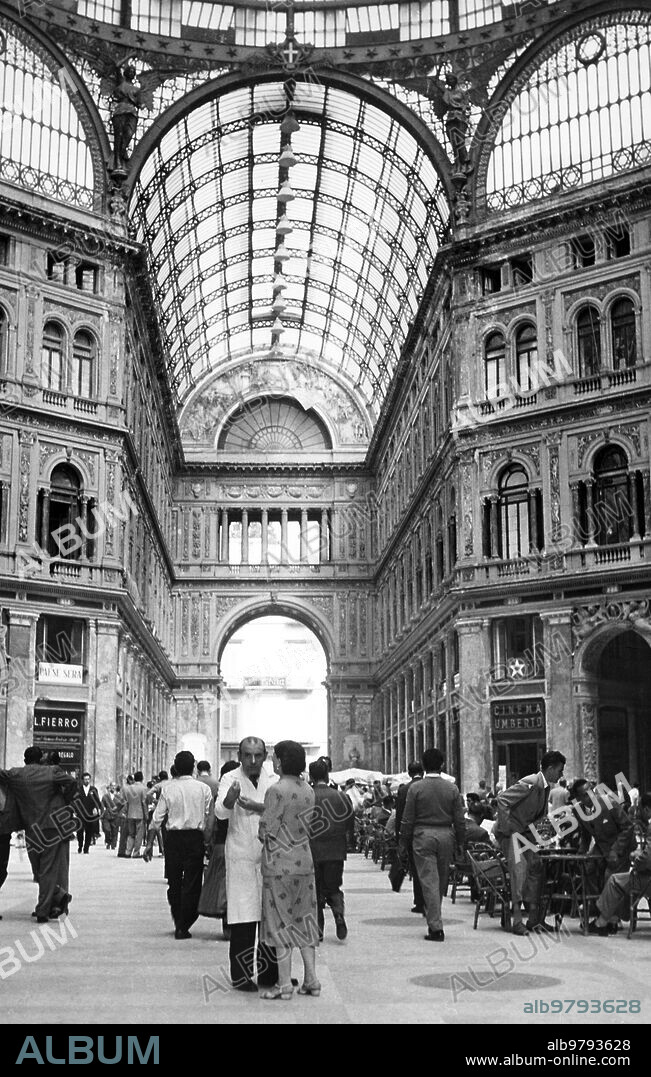 Galleria umberto I, naples, italy.