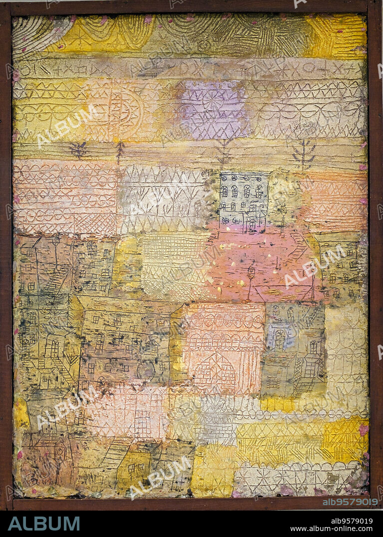 paul Klee, Florentinisches Villen Viertel, 1926, Centro Nacional de Arte y Cultura Georges Pompidou, Paris, France,Western Europe.
