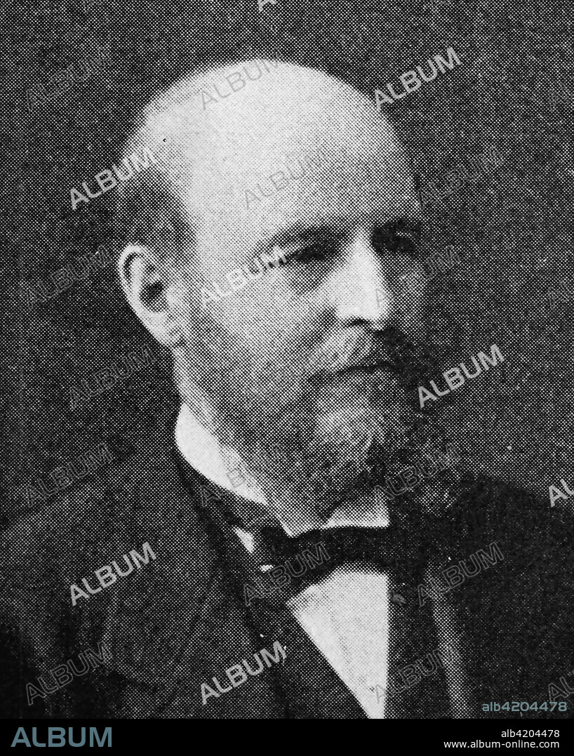 Botho Wendt August Graf zu Eulenburg, 1831 - 1912, was a Prussian statesman., reproduction photo from the year 1895, digital improved.