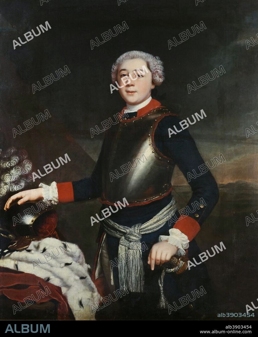 CHRISTOPH FRIEDRICH REINHOLD LISIEWSKI. Leopold Friedrich Franz v. Anhalt-Dessau im jugendlichen Alter. Date/Period: 1756. Painting. Oil on canvas. Height: 132.5 cm (52.1 in); Width: 108.5 cm (42.7 in).