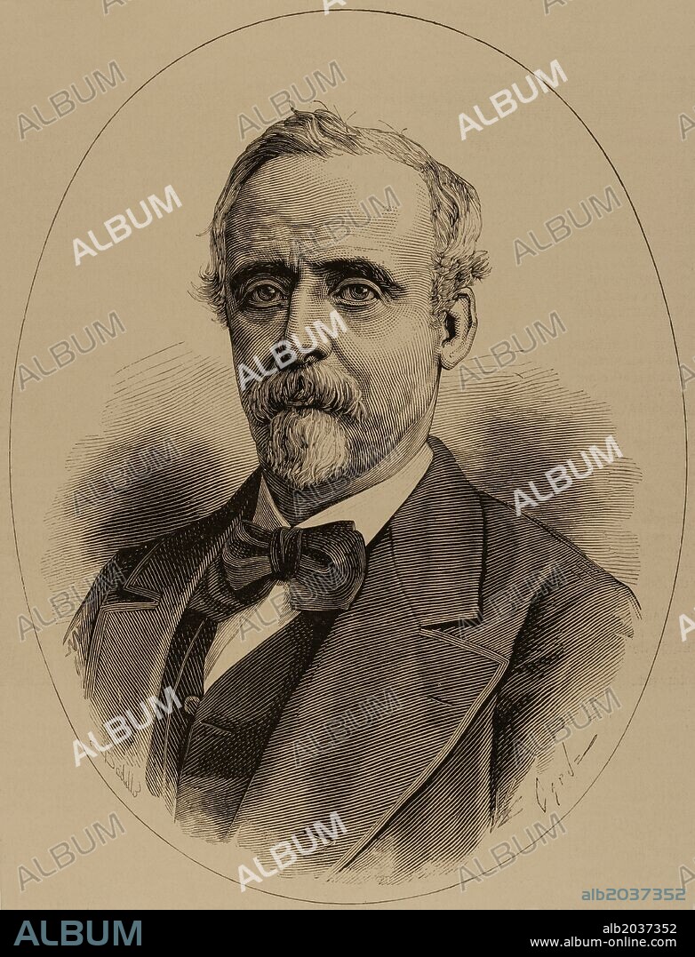 FERNANDO COS-GAYON (1825-1898). Periodista y político español. Ministro de Hacienda durante el rienado de Alfonso XII, cartera que repetiría junto a la de Minisro de Justicia y Ministro de Gobernación durante la regencia de María Cristina de Habsburgo-Lorena.