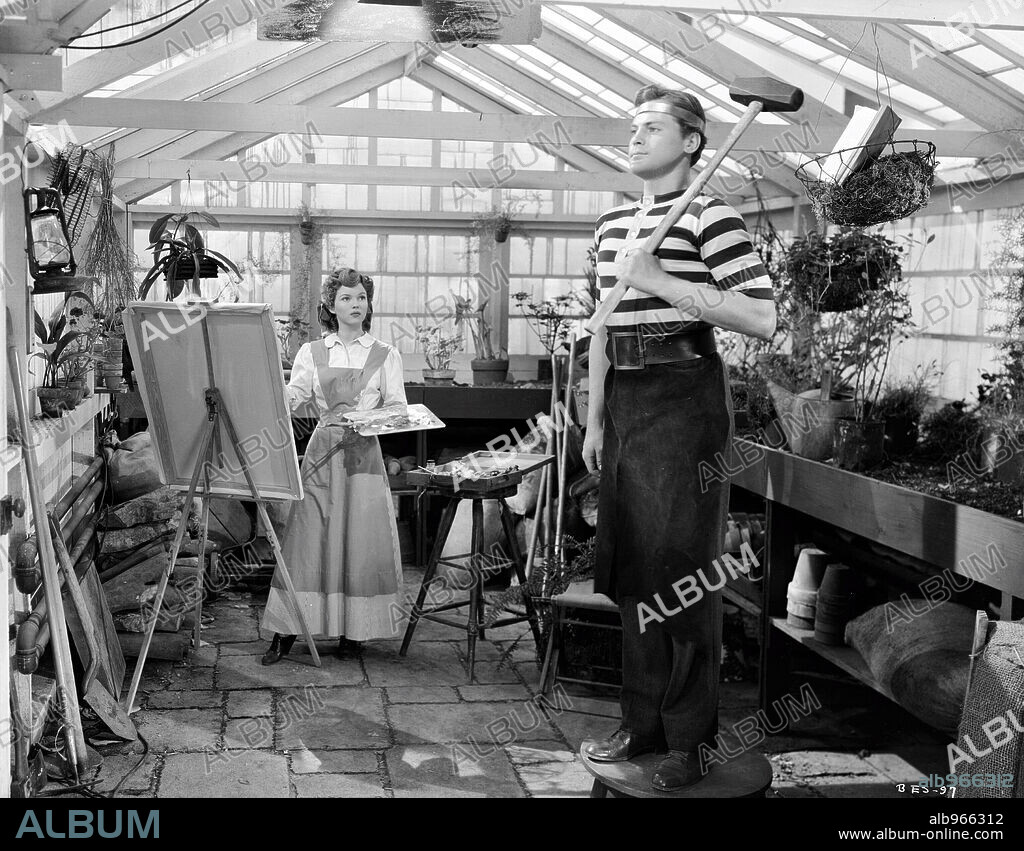 JOHN AGAR and SHIRLEY TEMPLE in ADVENTURE IN BALTIMORE, 1949, directed by RICHARD WALLACE. Copyright RKO.