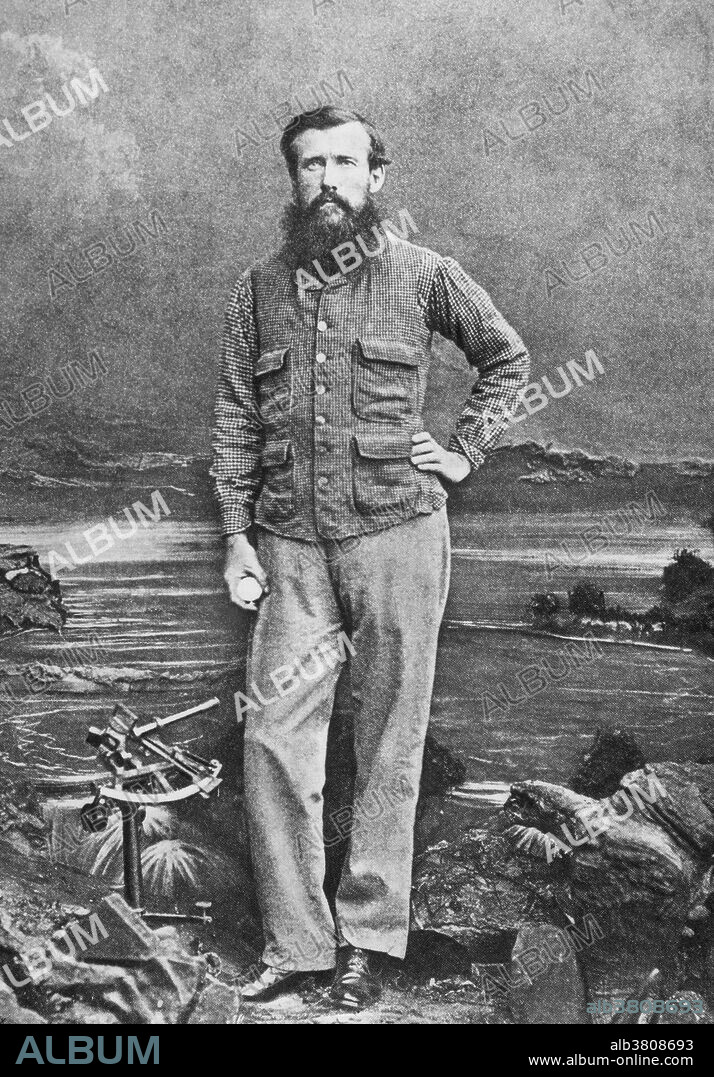 John Hanning Speke (1827-1864) was an officer in the British Indian Army who made three exploratory expeditions to Africa and who is most associated with the search for the source of the Nile and the discovery and naming of Lake Victoria.