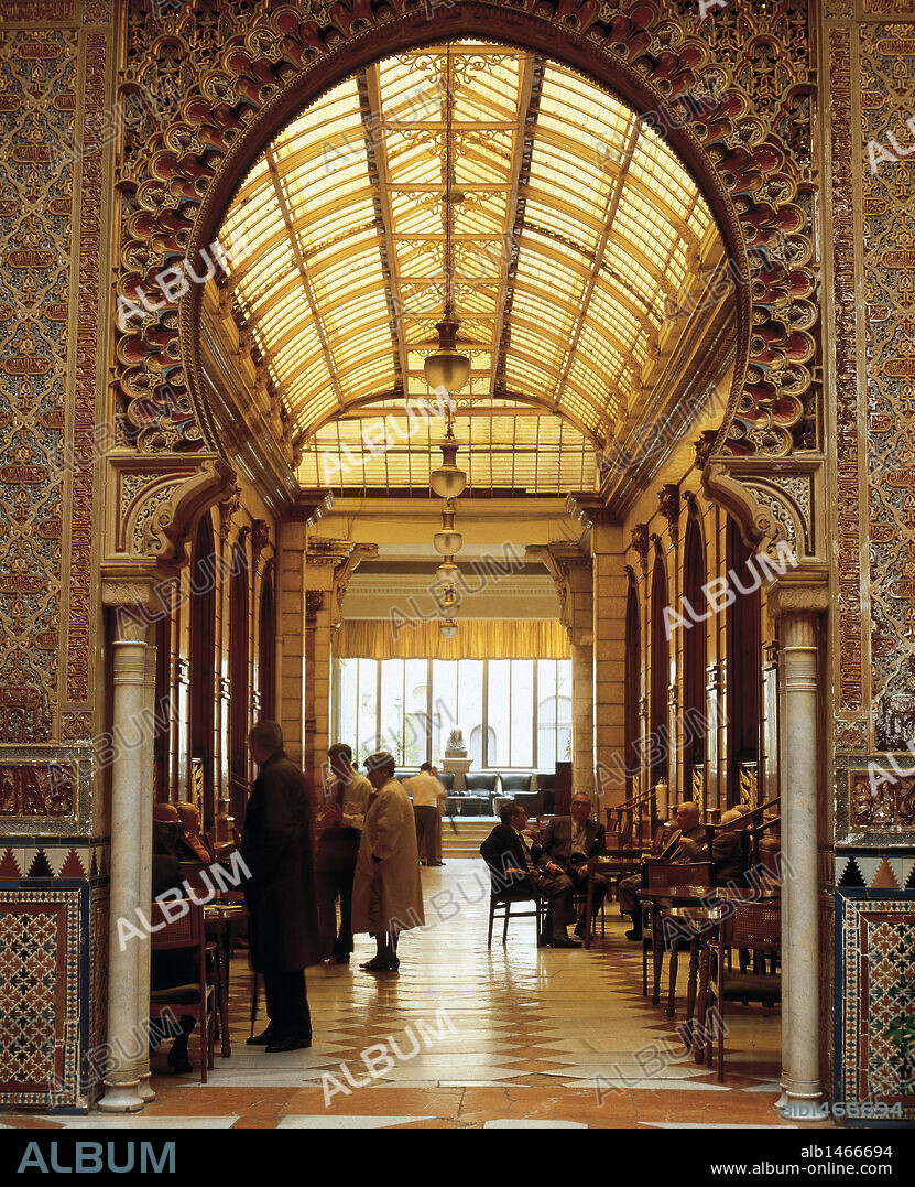 Spain. Royal Casino of Murcia. 19th century. Interior.