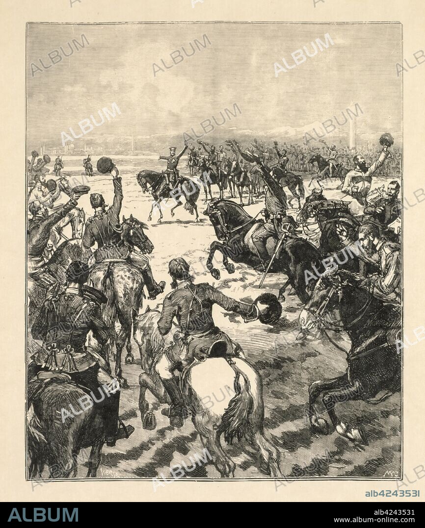 Napoleanic Battle Scene. Daniel Urrabieta Vierge (Spanish, 1851-1904). Lithograph; sheet: 39.2 x 32.3 cm (15 7/16 x 12 11/16 in.); image: 27.3 x 22.5 cm (10 3/4 x 8 7/8 in.).
