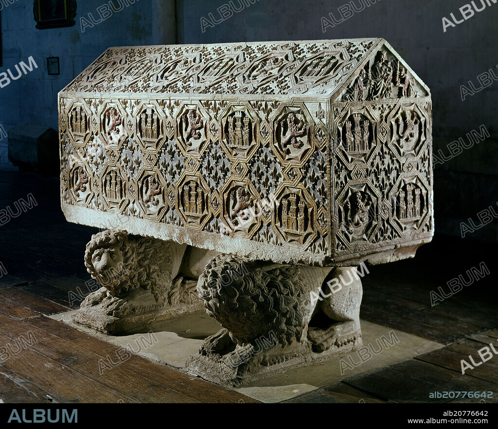 SEPULCRO DEL INFANTE DON FERNANDO DE LA CERDA HIJO DE ALFONSO X - SIGLO XIII.