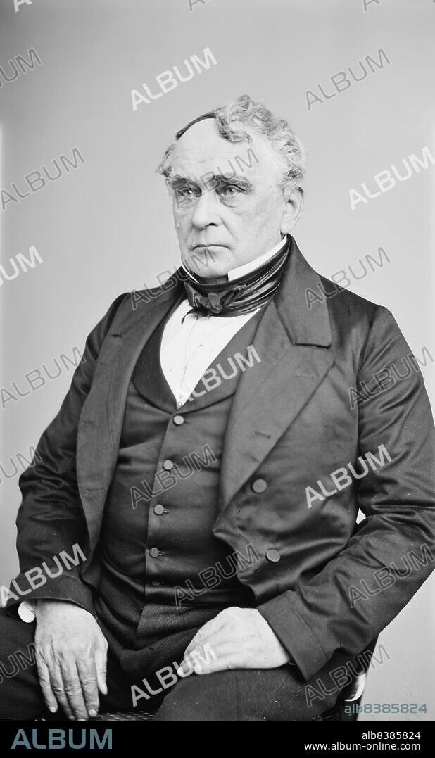 Prof. Frances [sic] Lieber, between 1855 and 1865. [German-American jurist, gymnast and political philosopher: professor of history and political economics; author of the Lieber Code during the American Civil War].